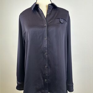 Ro & De Midnight Blue Blouse